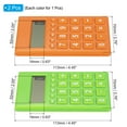 thumbnail image 2 of Uxcell Desktop Calculator, 2 Pack 8 Digit LCD Display Portable Desk Calculator Standard Function Style 2, Orange Green, 2 of 6