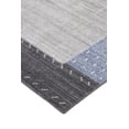 thumbnail image 4 of HomeRoots 512664 2 x 3 ft. Gray Blue & Black Wool Hand Knotted Stain Resistant Rectangle Area Rug, 4 of 5