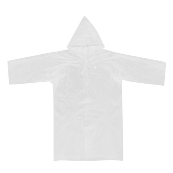Kids Rain Raincoat For Girls Boys Reusable EVA Clear Portable Rain Coats Lightweight Jackets With Hood