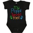 thumbnail image 3 of Inktastic My Poppi Loves Me Boys or Girls Baby Bodysuit, 3 of 5