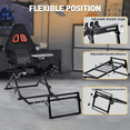 thumbnail image 5 of Marada Foldable Racing Simulator Cockpit Wheel Stand Fit with Logitech G29/G920/G923 Thrustmaster T248/T300 and Fanatec Direct Drive Wheels, 5 of 15