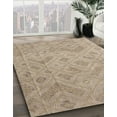 thumbnail image 2 of Ahgly Company Indoor Rectangle Abstract Dark Almond Brown Abstract Area Rugs, 2' x 5', 2 of 6