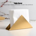 thumbnail image 1 of Napkin Holder, Stainless Steel Triangular Paper Towel Holder Metal Serviette Holder Iron Napkin Organizer Stand Cocktail Napkin Holder Modern Napkin Holder Table Napkin Holders For, 1 of 8