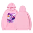 thumbnail image 1 of Moonsky Sudadera con capucha de moda para mujer de la cantante pop Dem/0n HUNTR/X con jersey corto, suave y cómoda, top de manga larga para uso informal en primavera, otoño e invierno. (Rosa L), 1 of 2
