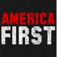 thumbnail image 2 of America First Patriotic T-shirt, 2 of 4