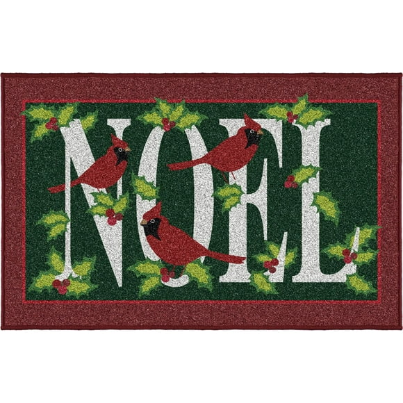 Holiday time Noel Printed Mat