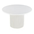 thumbnail image 5 of Jofran Auden 48" Round Mid-Century Modern Fluted Pedestal Base Dining Table, 5 of 5