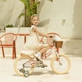 thumbnail image 3 of ACEGER 16 Inch Girls Bike with Basket and Training Wheels for Ages 4-8, Pink, 3 of 9