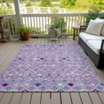 thumbnail image 6 of Addison Rugs Chantille Indoor/Outdoor Transitional Southwest Lavender Washable Rectangle Rug, 3' x 5', 6 of 6