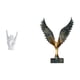 thumbnail image 1 of Estatua De Gesto De Mano De Roca, Escultura Creativa De Resina Con Alas Extendidas, Adorno Decorativo De Dedo Para Apartamento, Dormitorio, Restaurante, Decoración Feng Shui, 1 of 8