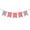 Peach & Silver, variant on Inkdotpot Birthday Party DecorationsHappy Birthday Party GarlandBaby Girls PrincessPennant Banner Flag