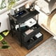 thumbnail image 4 of Mesa Auxiliar con Puerto USB FurnitureR Marron Moderno, 4 of 6