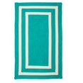 thumbnail image 2 of Colonial Mills 8' x 10' Aqua Blue Rectangular Modern Braided Area Throw Rug, 2 of 2