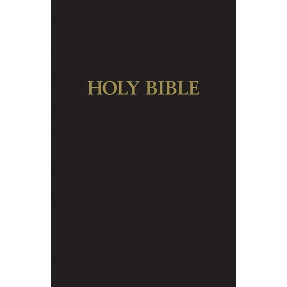 KJV Large Print Pew Bible-Black Hardcover