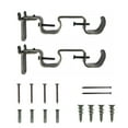 thumbnail image 5 of Mainstays 2 Double Rod Converter Brackets, Bronze, 5 of 6