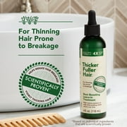 Thicker Fuller Hair Scalp and Root Treatment with Mongongo Oil and Green Coffee, 4 oz