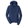 thumbnail image 5 of Port & Company Fan Favorite Fleece Full Zip Hooded Sweatshirt-XS (Team Navy), 5 of 6