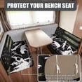 thumbnail image 2 of Garronmavis American Flag Mountains RV Dinette Seat Covers Camper Cushion Covers Booth Seats Replacement Elastic Backrest Cover Bench Cover for RV Camper Accessories, 2 of 7
