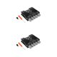 thumbnail image 2 of Kearding Audio Amplifier Signal Receiver Power Amplifiers Theater Size Install Compact Handily 5.1 Version Professional 2piezas, 2 of 4