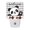 Gray, variant on Welcome Text Night Light, Chinese Calligraphy Winking Panda Beige Background Plug in Night Lights with Dusk to Dawn Sensor, Energy Saving Beige LED Nightlight for Bedroom Bathroom, Auto On/Off