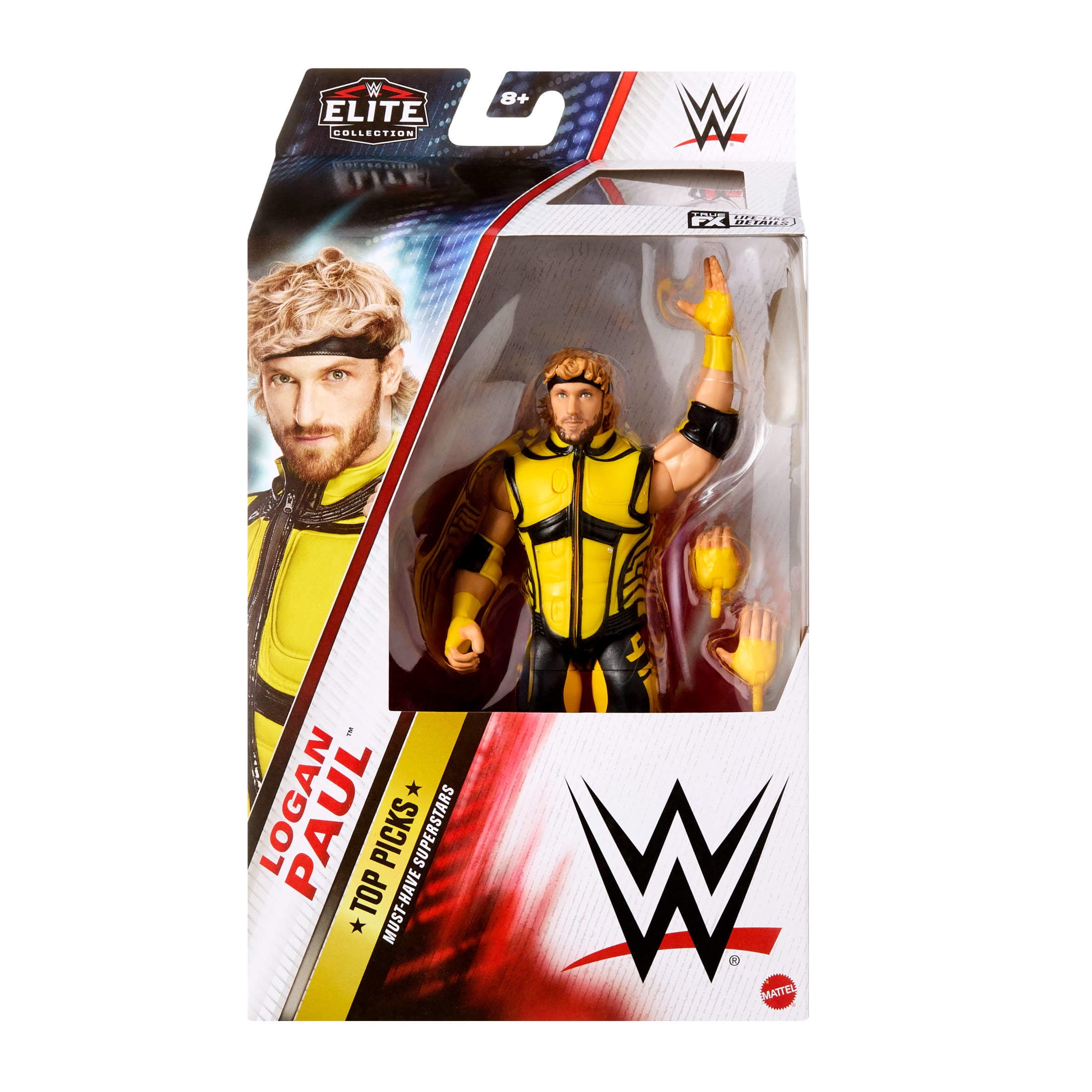 WWE Elite Top Picks Logan Paul Action Figure & Accessories, 6-inch Collectible Set