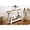 White, variant on Aztec A-Frame Console; 46L x 10D x 28H Reclaimed Wood Table (White Combo (natural tops))