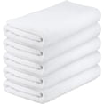 thumbnail image 1 of GILA Toalla para Manos de Algodón Essentials I Paquete de 5 Toallas Blancas para Baño (70 x 40 cm), 1 of 5