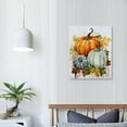 thumbnail image 3 of JRXY Pumpkin Decor Wall Art Halloween Themed Canvas Wall Decor for Kitchen Bedroom Living Room Home Decorations Farmhouse Fall Pictures Autumn Harvest Festival Party Posters Dinner 12x16 in, 3 of 4