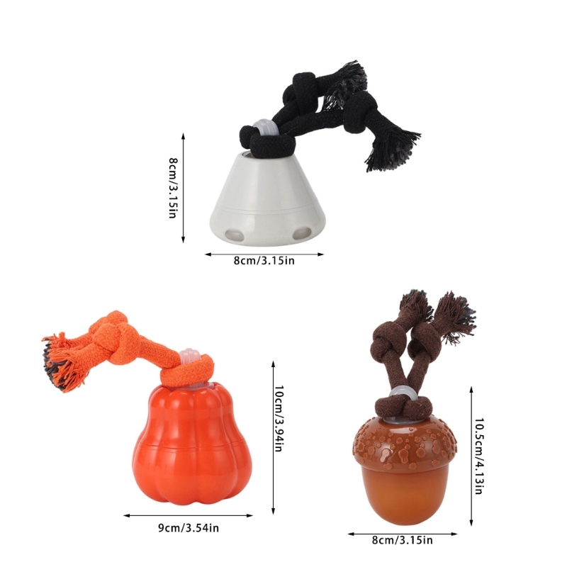 Auto Bouncing Pet Toy With Noise Maker ABS Indoor Outdoor Use For Puppy Exercise