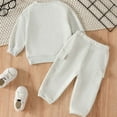 thumbnail image 5 of Durtebeua Baby Boy Clothes Outifts Hoodie and Leggings Outfit Set Toddler to Big Kid 3-6 Months, 5 of 6
