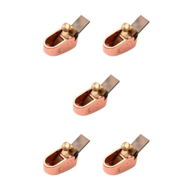 Destyer Luthiers Tool For Easy And Precise Plane DIY Essential Copper DIY Violin Viola Tool Finger Planer Rosegold 2 5Set