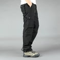 thumbnail image 2 of Men’s Lightweight Water Repellent Zip Off Hiking Pants, Stretch Straight Multi Pocket Travel Cargo Trousers, 2 of 9