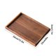 thumbnail image 3 of Bandeja De Madera Para Té, Bandeja Para Infusión En Seco, Almacenamiento De Tazas Y Aperitivos, Bandeja Multifuncional Para Servir, Ideal Para La Ceremonia Del Té Y La Decoración Del Hogar, 3 of 7