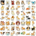 thumbnail image 2 of Décoration de Chien Corgi Mignon Dessin Animé Sac Moto Carnet Autocollant, 2 of 8