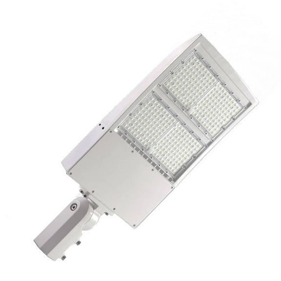 Chiuer 300W LED Shoebox Street Pole Light 42000LM 5000K 100-277V 1-10V Dim