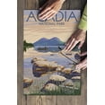 thumbnail image 3 of Acadia National Park, Maine, Celebrating 100 Years, Jordan Pond (19x27 inches, Premium 500 Piece Jigsaw Puzzle for Adults and Family, Made in USA), 3 of 4
