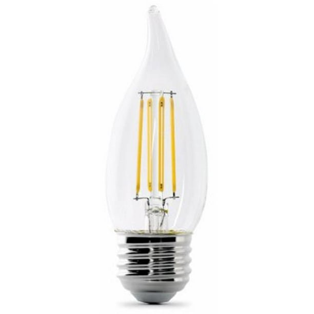 Feit Electric 247665 5.5W Flame Tip LED Light Bulb with E26 Base Soft