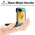 thumbnail image 5 of ELEHOLD Case for Samsung Galaxy Z Flip 6, Shockproof Magnetic Case Hard PC Slim Phone Cover,Mint, 5 of 11