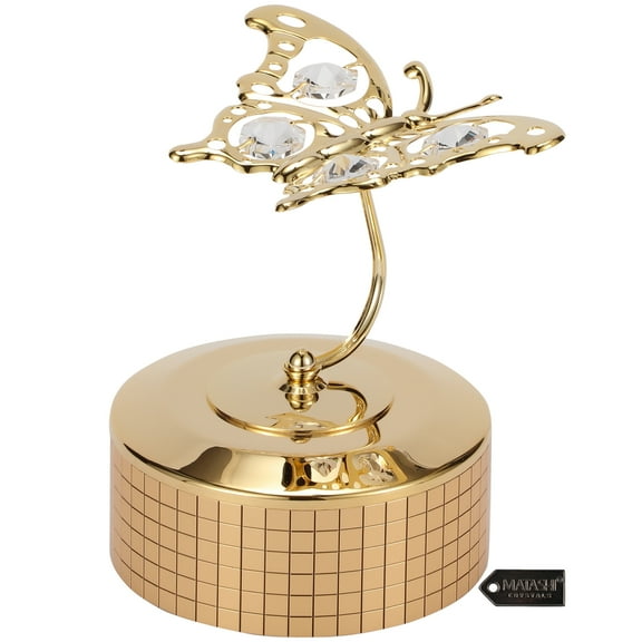 Butterfly Music Box Figurine