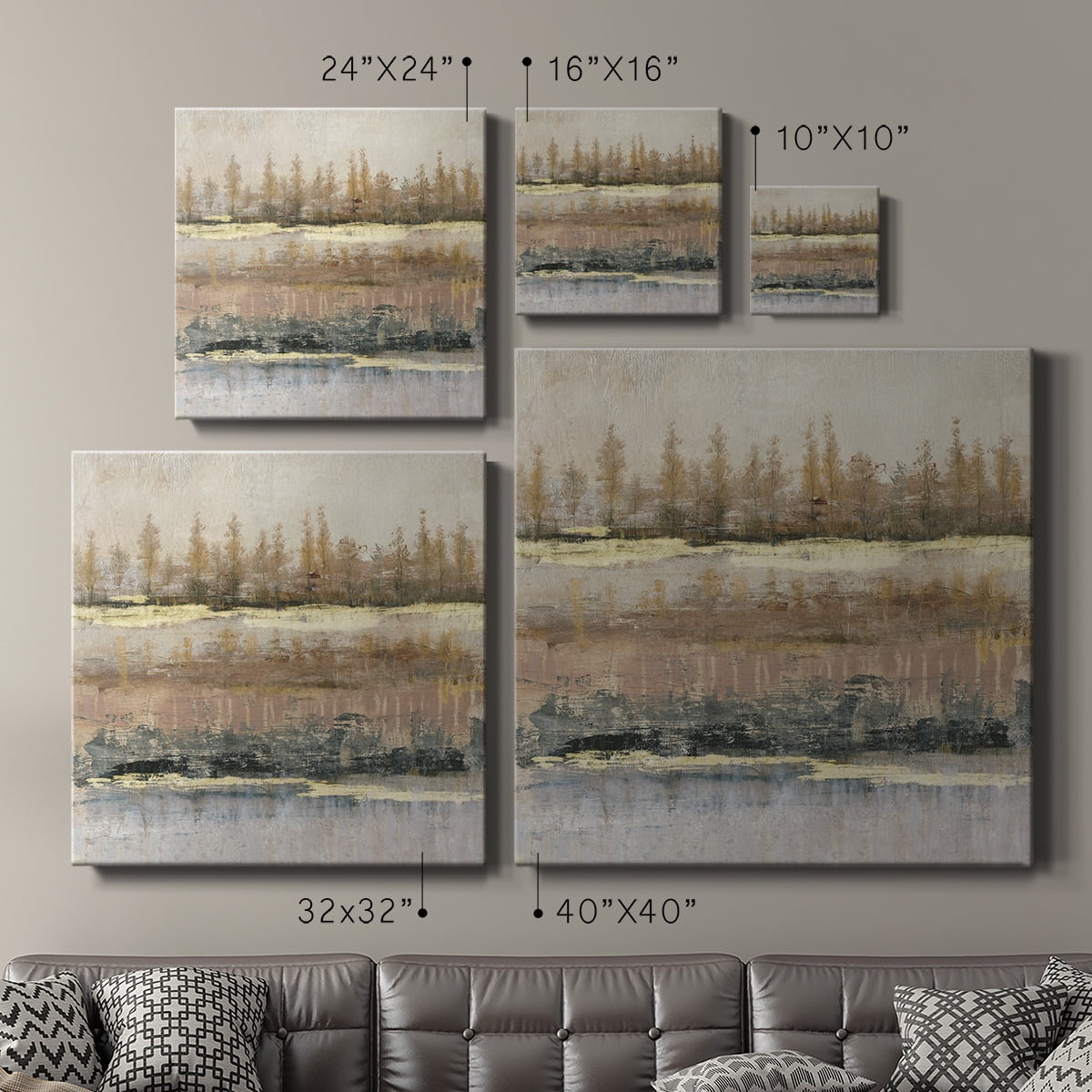 Wexford Home What Lies Beneath IV-Premium Gallery Wrapped Canvas, 32" x 32" - Ready to Hang