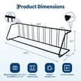 thumbnail image 2 of QinaQin Floor-Standing Bicycle Racks, Ground-Level Bicycle Parking Racks, All-Steel Garage Bicycle Racks, Suitable for Street, Backyard, and Bicycle Activity Storage, 2 of 7