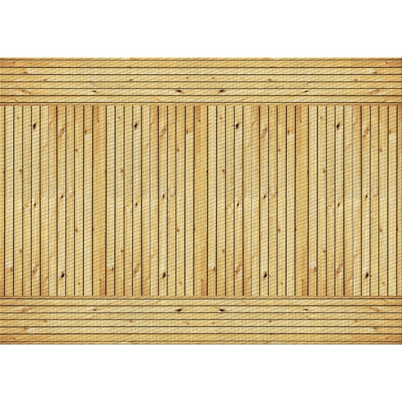 Ahgly Company Machine Washable Indoor Rectangle Transitional Dark Golden Rod Brown Area Rugs, 5' x 7'
