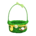 thumbnail image 3 of Easter Plush Basket for Easter Eggs , Easter Gift Baskets Bags for Kids, Easter, 3 of 5