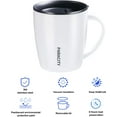 thumbnail image 3 of PARACITY Stainless Steel Insulated Coffee Mug with Handle Double Wall Vacuum Travel Mug 12 fluid ounces, 3 of 6