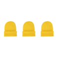 thumbnail image 4 of Gorro de punto resistente al viento Qarigey Amarillo brillante, 4 of 6