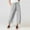 Gray, variant on Azrian Pants for Women,Womens Plus Size Pants Casual Loose Solid Color Pockets Elastic Waist Comfortable Ankle-Length Trousers Pant