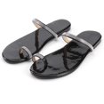 thumbnail image 4 of Mujeres Glitter Bling Fancy Slide Flat Low Wedge Casual Moda Sandalias Zapatos Wmkox8yii hj789, 4 of 9