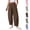 Brown, variant on Plaid Pants for Women Barrel Pants 2026 Summer Casual Loose Fit Wide Leg Lounge Gingham Trousers Spring Fashion Beach Bottoms Green 2XL