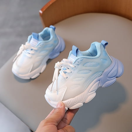 

TOWED22 Toddler Boy Sneaker For Girls Boys Kids Toddler Mesh Sport Shoes Casual Shoes Running Baby Shoes Blue