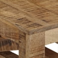 thumbnail image 5 of vidaXL Coffee Table with Wheels Solid Mango Wood 110x50x37 cm, 5 of 5